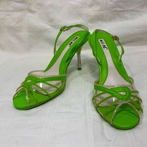 VINTAGE Y2K MISS ME PEEPTOE HEELS